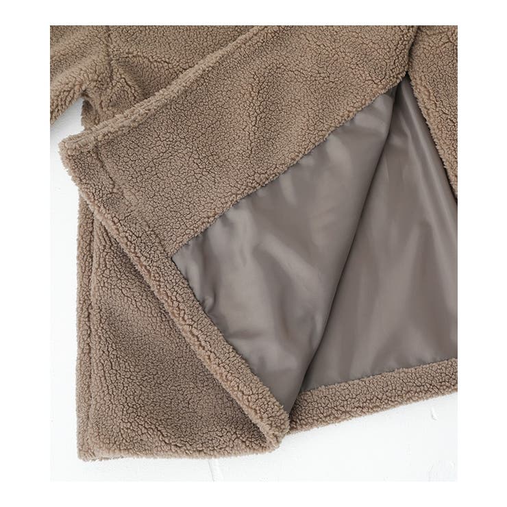 n'OrLABELスタンドカラーボアショートコート  | osharewalker | 詳細画像18 