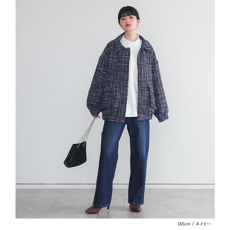 somari imaginationファンシーツイードブルゾン  | osharewalker | 詳細画像3 