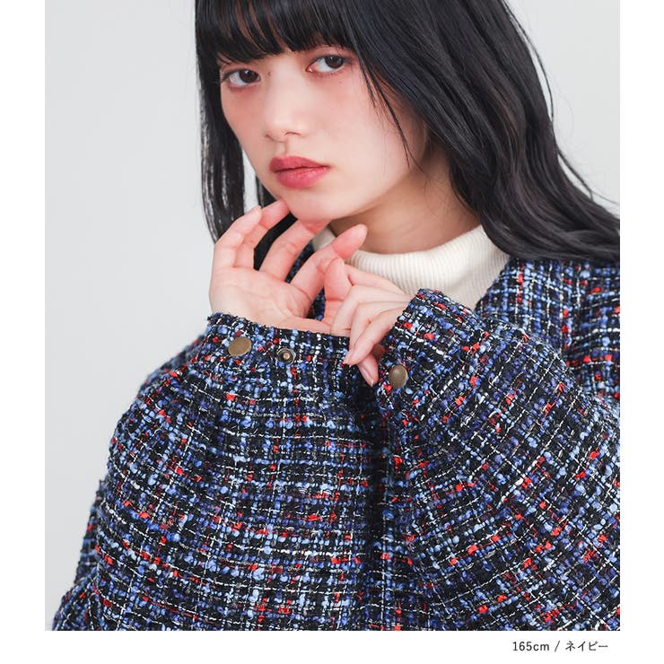 somari imaginationファンシーツイードブルゾン  | osharewalker | 詳細画像10 