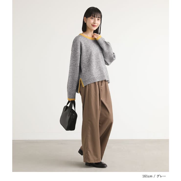 n'OrLABELスパンコールラメ配色ニット | osharewalker | 詳細画像4 