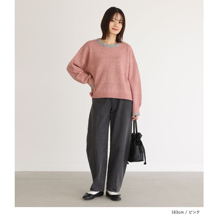 n'OrLABELスパンコールラメ配色ニット | osharewalker | 詳細画像12 