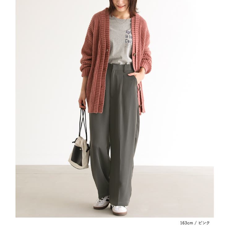 n'OrLABELダブルリブ畦編みカーディガン | osharewalker | 詳細画像13 