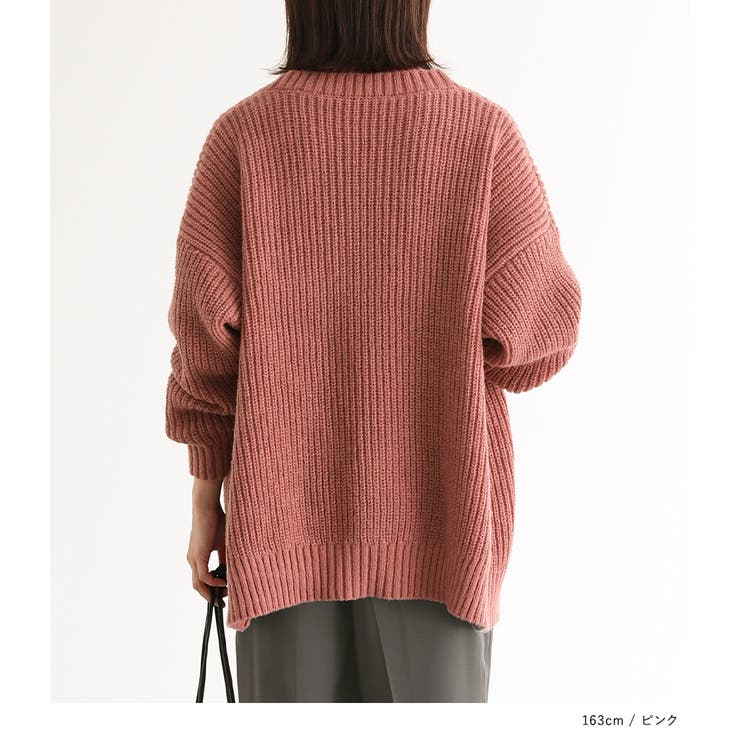 n'OrLABELダブルリブ畦編みカーディガン | osharewalker | 詳細画像14 