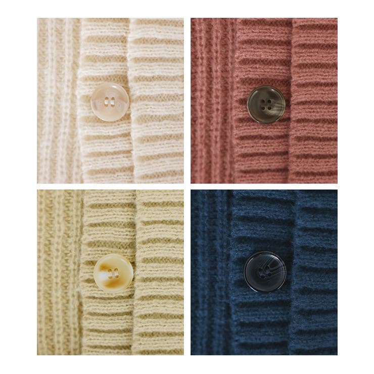 n'OrLABELダブルリブ畦編みカーディガン | osharewalker | 詳細画像19 