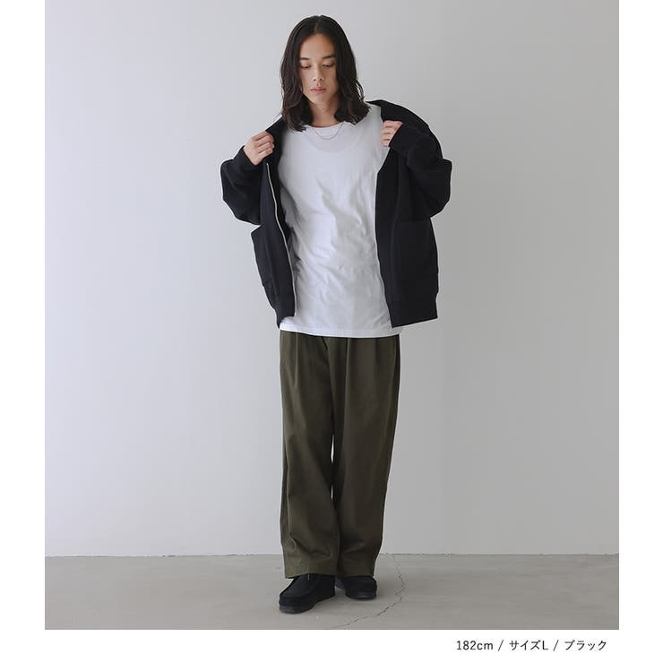 n'OrLABEL裏起毛ジップアップカーディガン  | osharewalker【MEN】 | 詳細画像5 