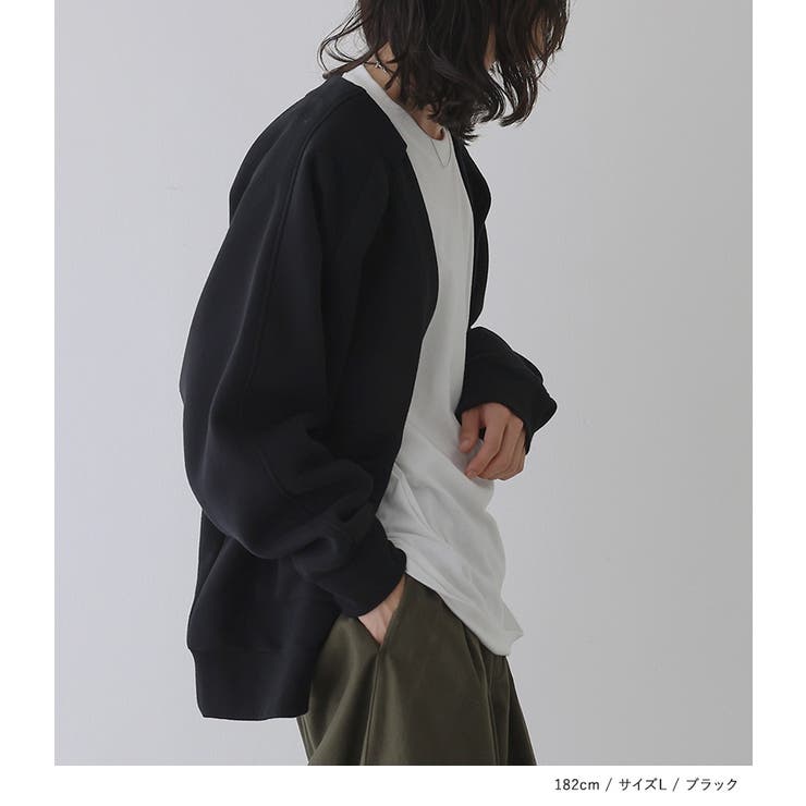 n'OrLABEL裏起毛ジップアップカーディガン  | osharewalker【MEN】 | 詳細画像7 