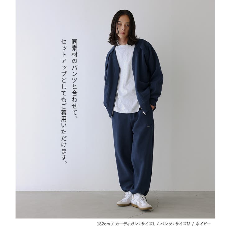 n'OrLABEL裏起毛ジップアップカーディガン  | osharewalker【MEN】 | 詳細画像15 