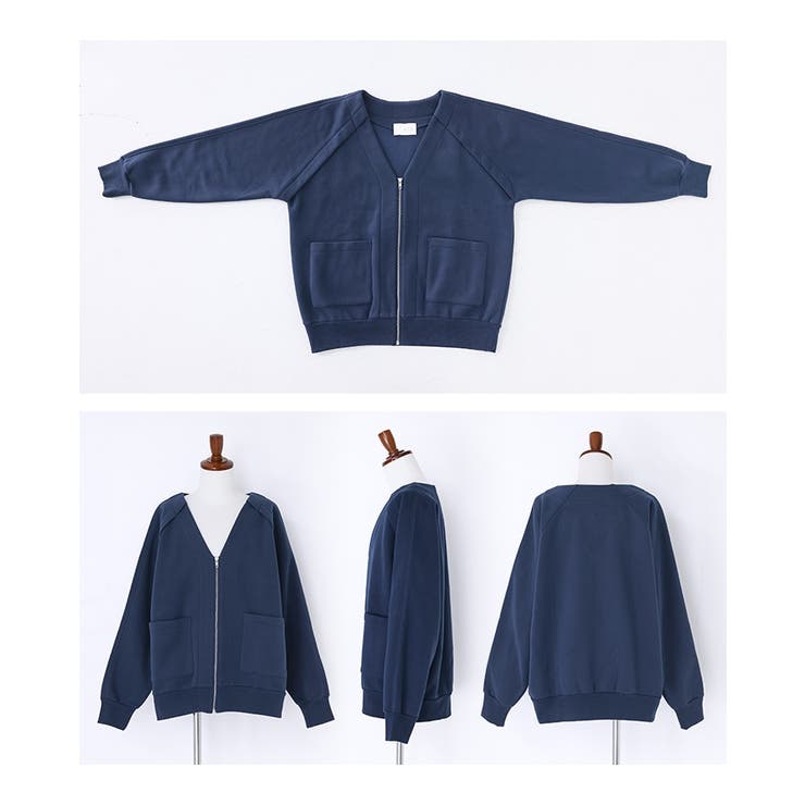 n'OrLABEL裏起毛ジップアップカーディガン  | osharewalker【MEN】 | 詳細画像17 