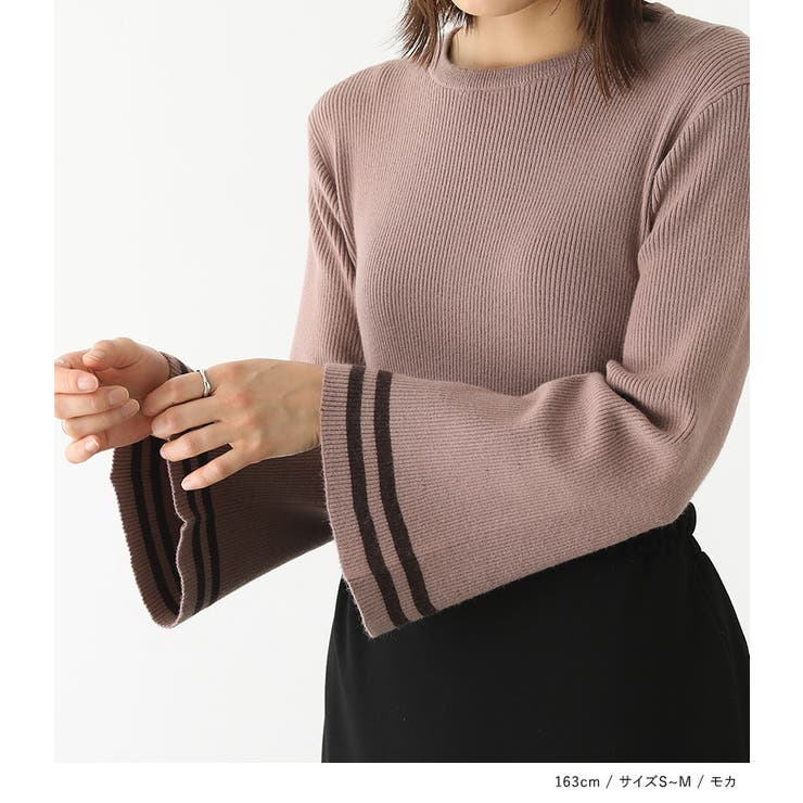 n'OrLABELフレアスリーブニット | osharewalker | 詳細画像16 