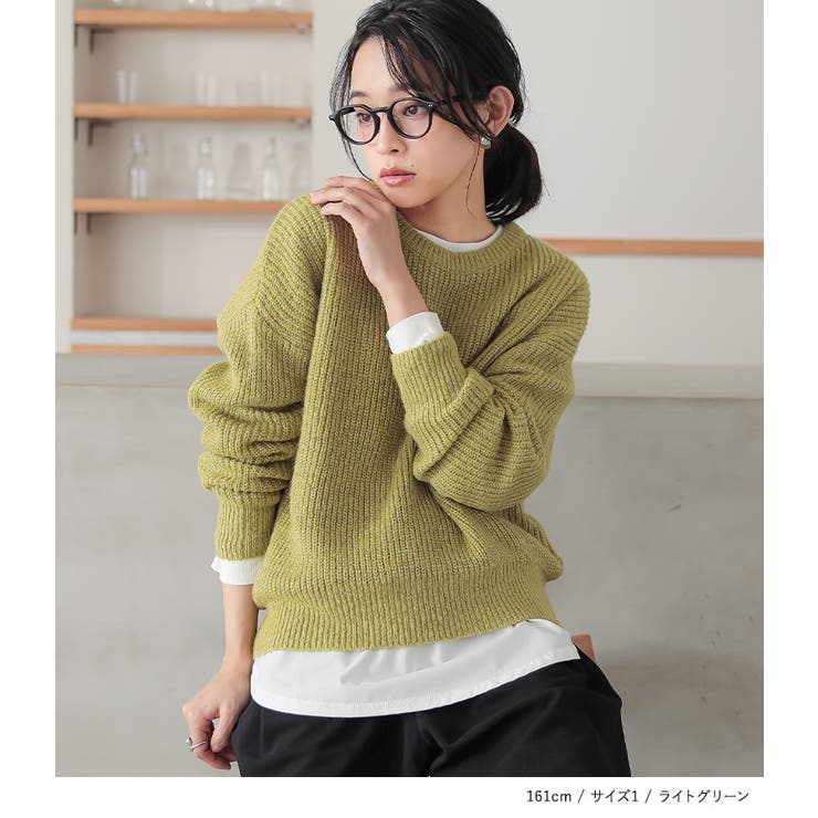 n'OrLABELモヘヤタッチラメニット | osharewalker | 詳細画像12 