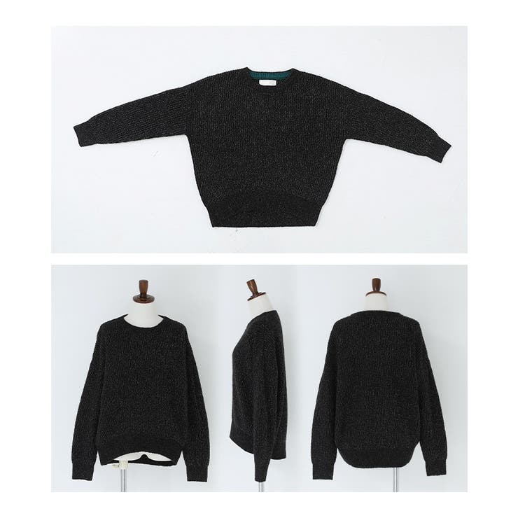 n'OrLABELモヘヤタッチラメニット | osharewalker | 詳細画像18 