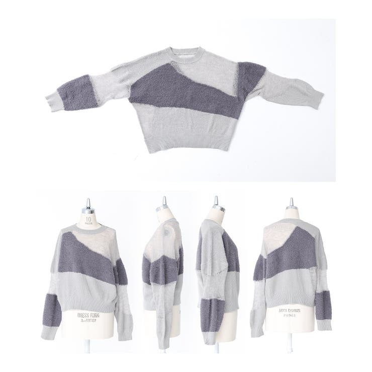 kOhAKUランダム編地ニット  | osharewalker | 詳細画像16 