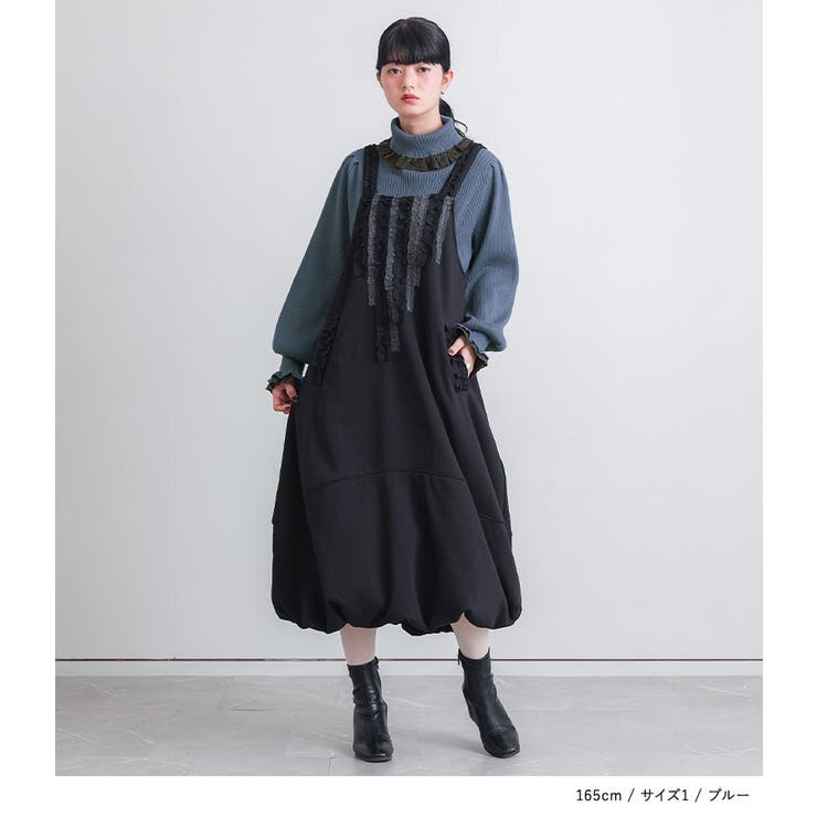 somari imaginationレースフリルリブタートルニット  | osharewalker | 詳細画像3 