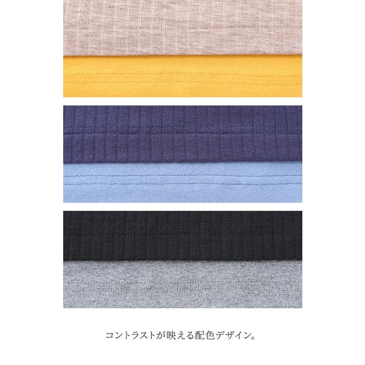 n'OrLABEL袖シャーリングレイヤード風トップス  | osharewalker | 詳細画像6 