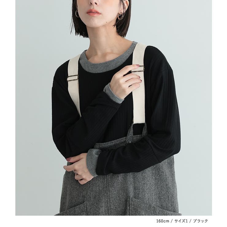 n'OrLABEL袖シャーリングレイヤード風トップス  | osharewalker | 詳細画像7 
