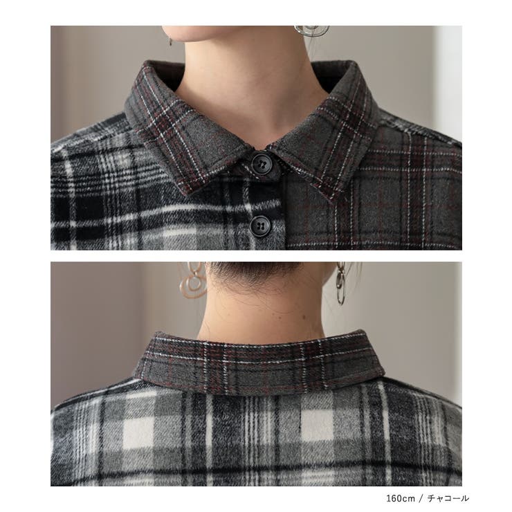n'OrLABEL切替チェックシャツ  | osharewalker | 詳細画像16 