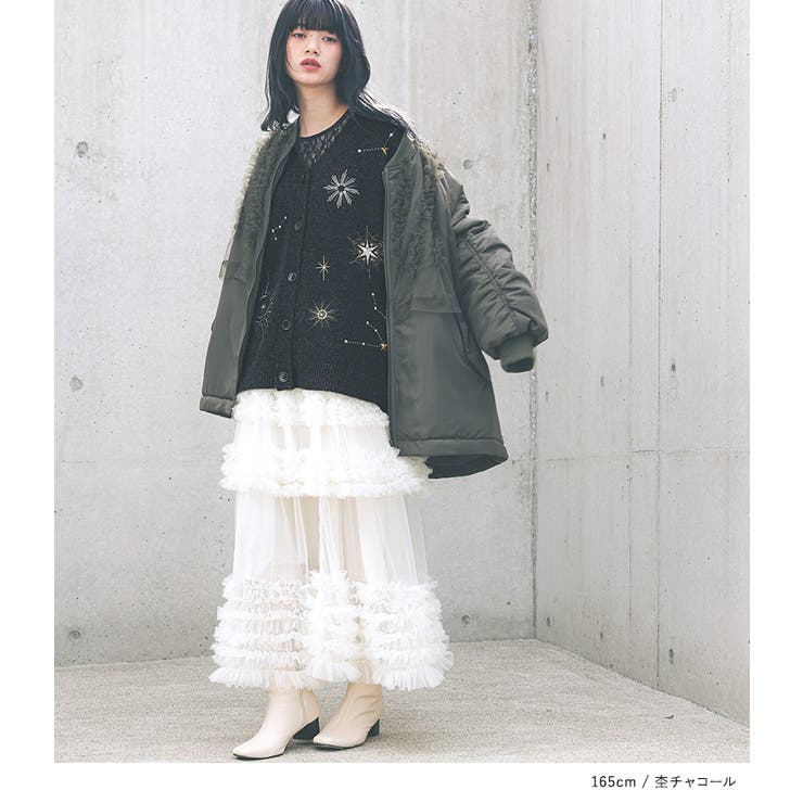 somari imagination星柄刺繍ニットカーディガン  | osharewalker | 詳細画像8 