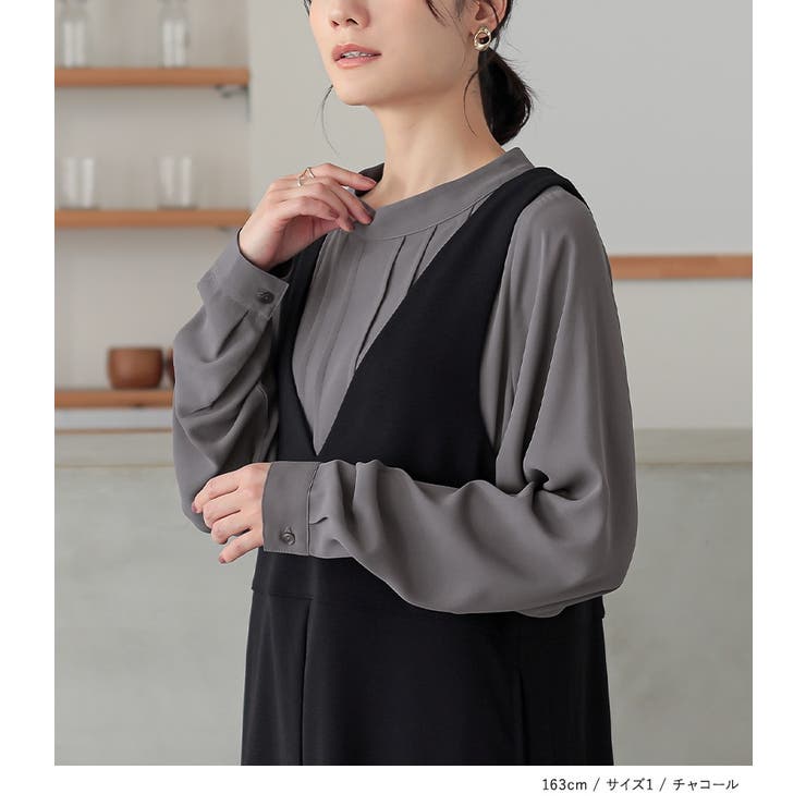 n'OrLABEL2WAYシフォンブラウス | osharewalker | 詳細画像10 