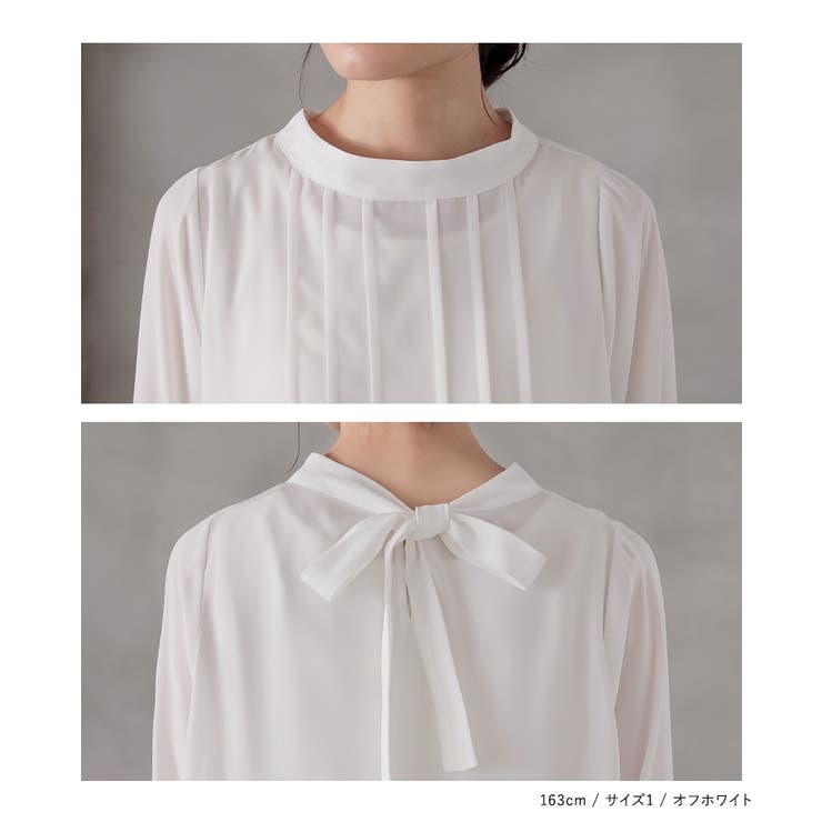 n'OrLABEL2WAYシフォンブラウス | osharewalker | 詳細画像16 