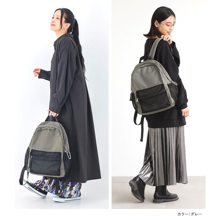 n'OrLABELメッシュポケットリュックサック  | osharewalker | 詳細画像9 