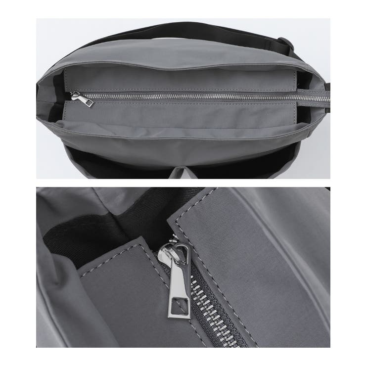 n'OrLABELダブルポケットナイロンショルダーバッグ  | osharewalker | 詳細画像18 