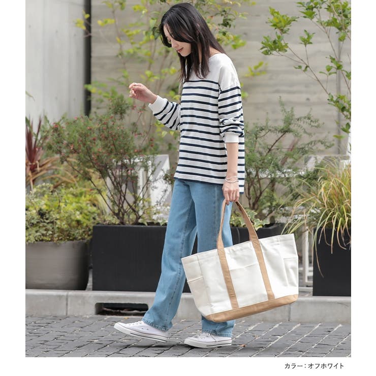 n'OrLABEL7ポケットキャンバスビッグトートバッグ  | osharewalker | 詳細画像8 