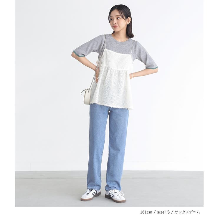 n'OrLABELストレートデニムパンツ[品番：MITW0017417