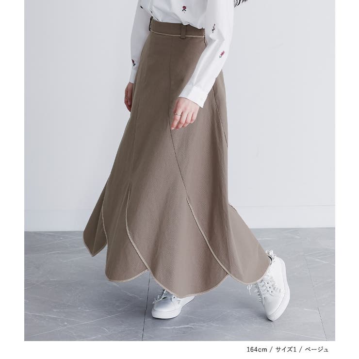 somari imaginationカーブ切り替えパイピングスカート  | osharewalker | 詳細画像9 
