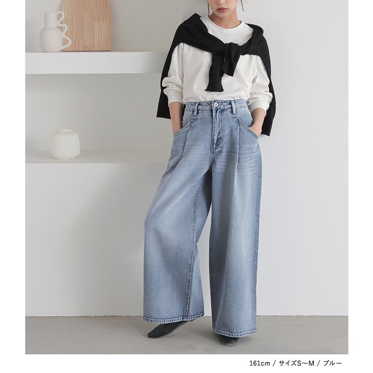 n'OrLABELタックデニムパンツ  | osharewalker | 詳細画像7 