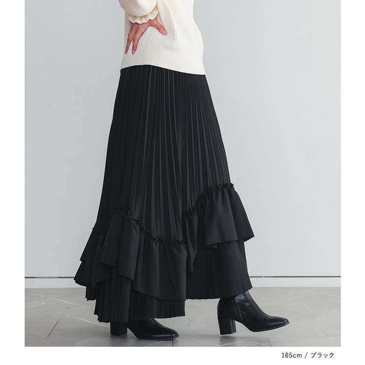 somari imaginationティアードプリーツスカート  | osharewalker | 詳細画像3 