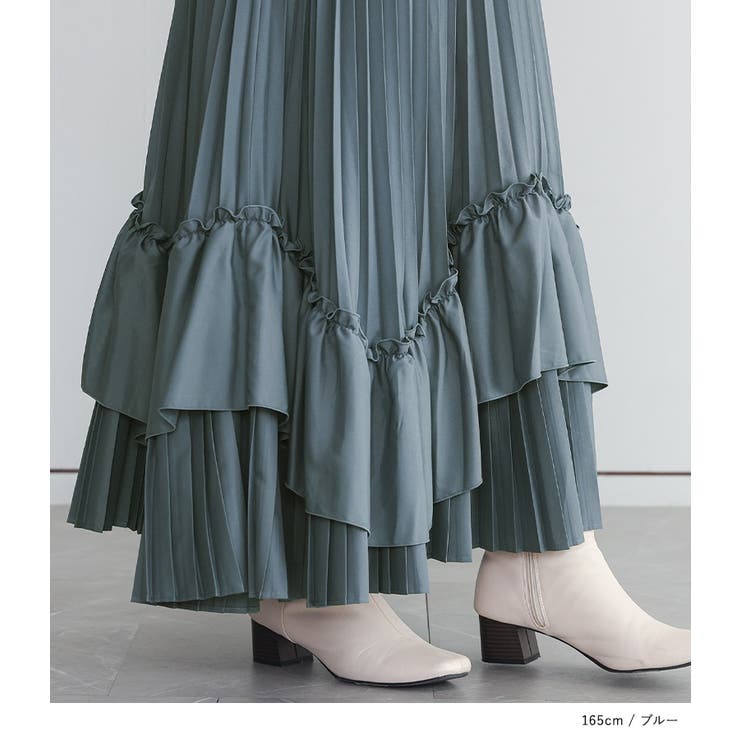 somari imaginationティアードプリーツスカート  | osharewalker | 詳細画像12 