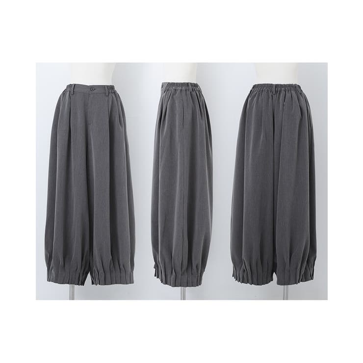 kOhAKU裾ゴムタックワイドパンツ  | osharewalker | 詳細画像16 