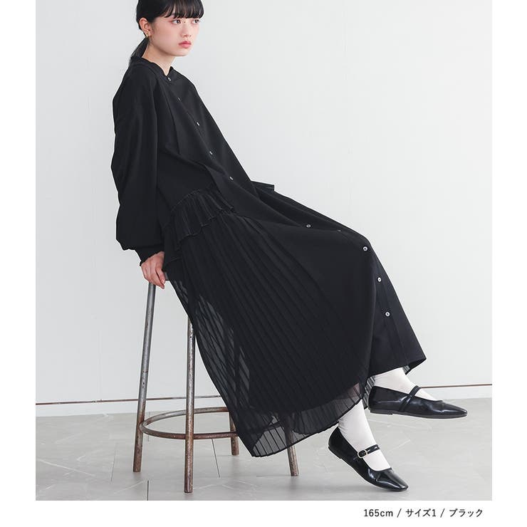 somari imaginationプリーツレイヤードワンピース  | osharewalker | 詳細画像2 