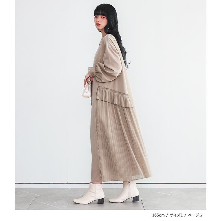 somari imaginationプリーツレイヤードワンピース  | osharewalker | 詳細画像6 