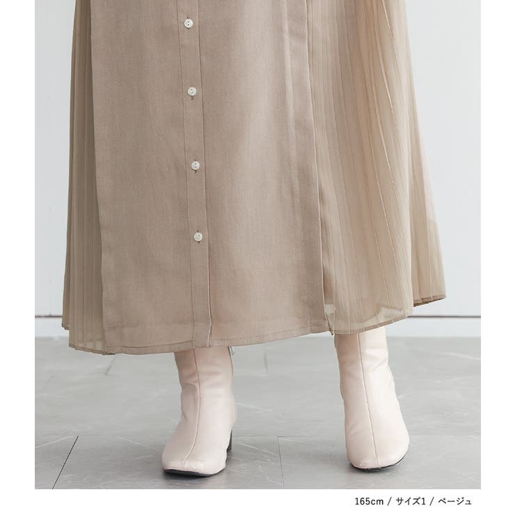 somari imaginationプリーツレイヤードワンピース  | osharewalker | 詳細画像13 