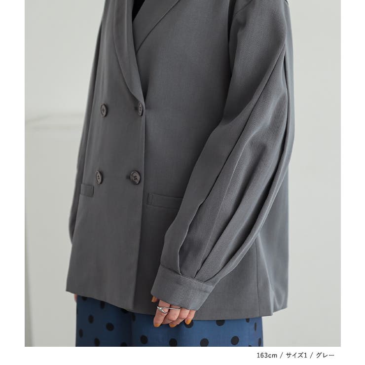 n'OrLABEL袖タックテーラードジャケット  | osharewalker | 詳細画像13 