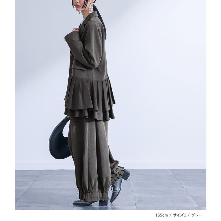 kOhAKUプリーツフリルドッキングジャケット  | osharewalker | 詳細画像8 