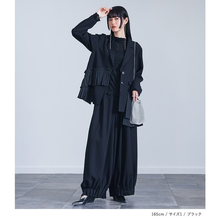 kOhAKUプリーツフリルドッキングジャケット  | osharewalker | 詳細画像12 