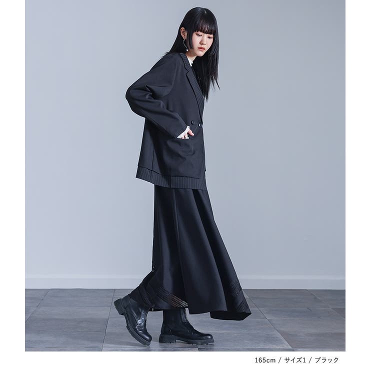 kOhAKU配色ダブルテーラードジャケット  | osharewalker | 詳細画像5 