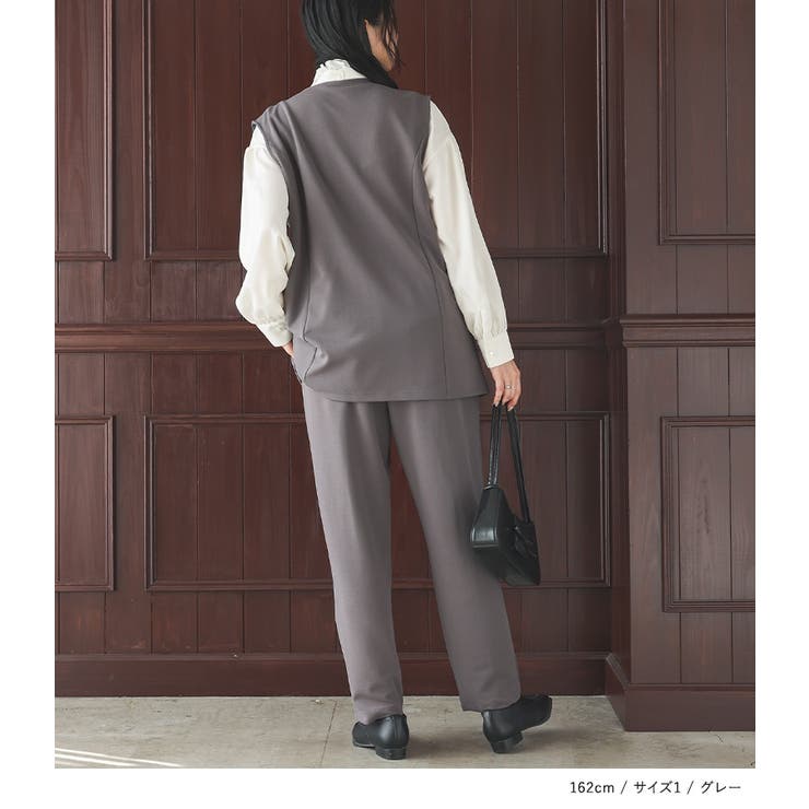 n'OrLABELカットジョーゼットジレセットアップ  | osharewalker | 詳細画像8 