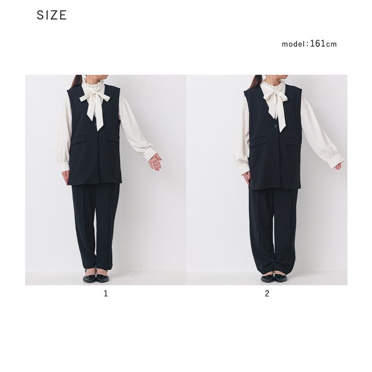 n'OrLABELカットジョーゼットジレセットアップ  | osharewalker | 詳細画像19 