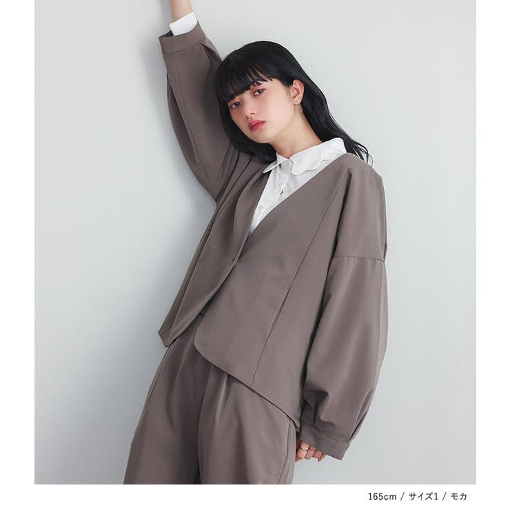 somari imaginationノーカラージャケットコクーンパンツセットアッ… | osharewalker | 詳細画像9 