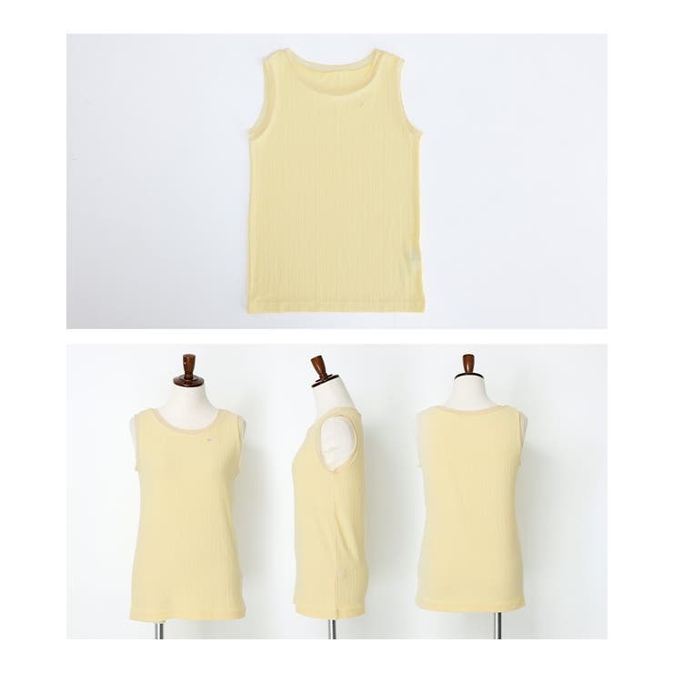 somari imaginationハート刺繍シアー切り替えタンクトップ | osharewalker | 詳細画像17 