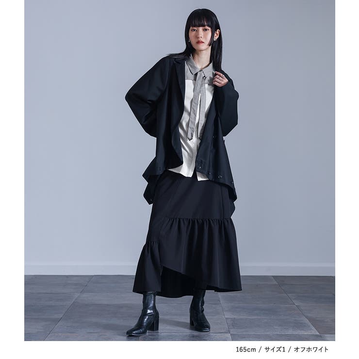 kOhAKU配色ボウタイシャツ | osharewalker | 詳細画像7 