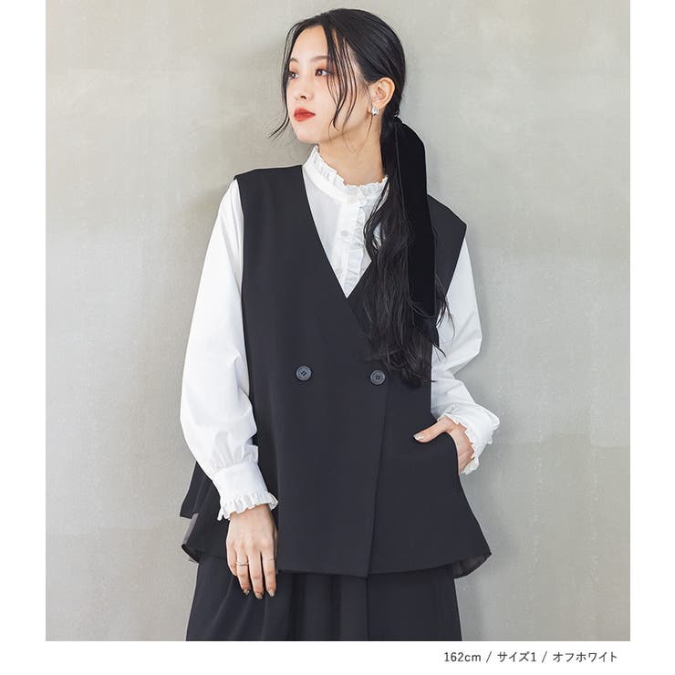 n'OrLABELギャザーフリルブラウス | osharewalker | 詳細画像10 