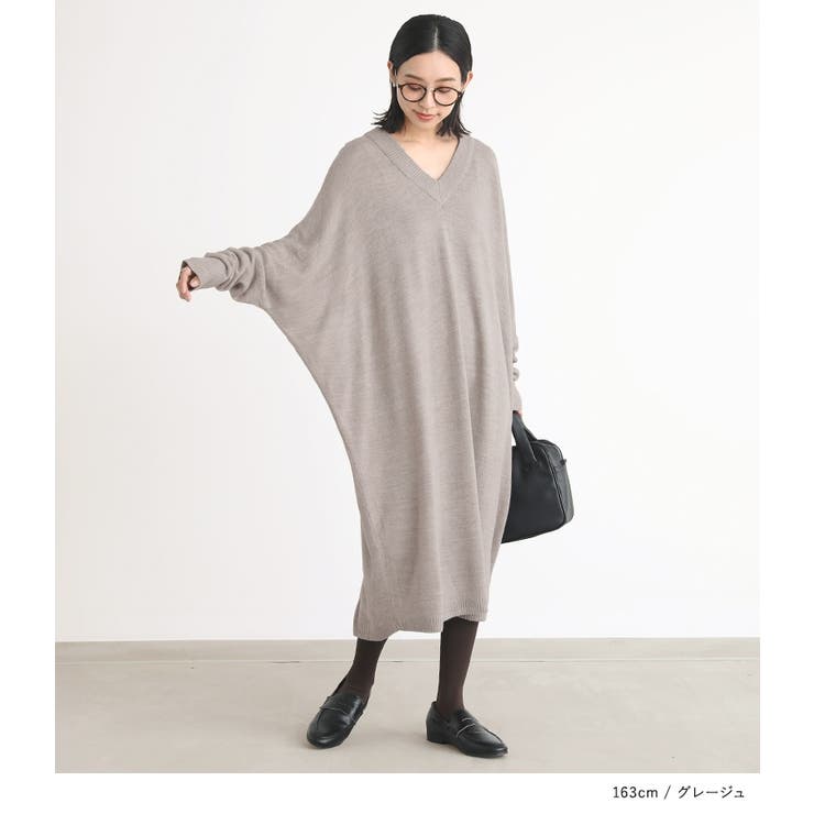n'OrLABELカシミヤタッチVネックニット  | osharewalker | 詳細画像2 
