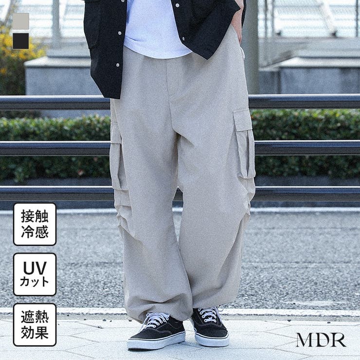 MDR冷感タックカーゴパンツ | osharewalker | 詳細画像1 