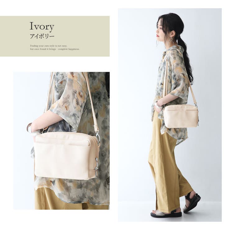 n'OrLABEL多収納スクエアショルダーバッグ[品番：MITW0015323