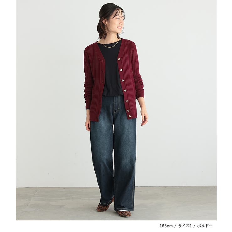 n'OrLABELリブニットカーディガン  | osharewalker | 詳細画像3 