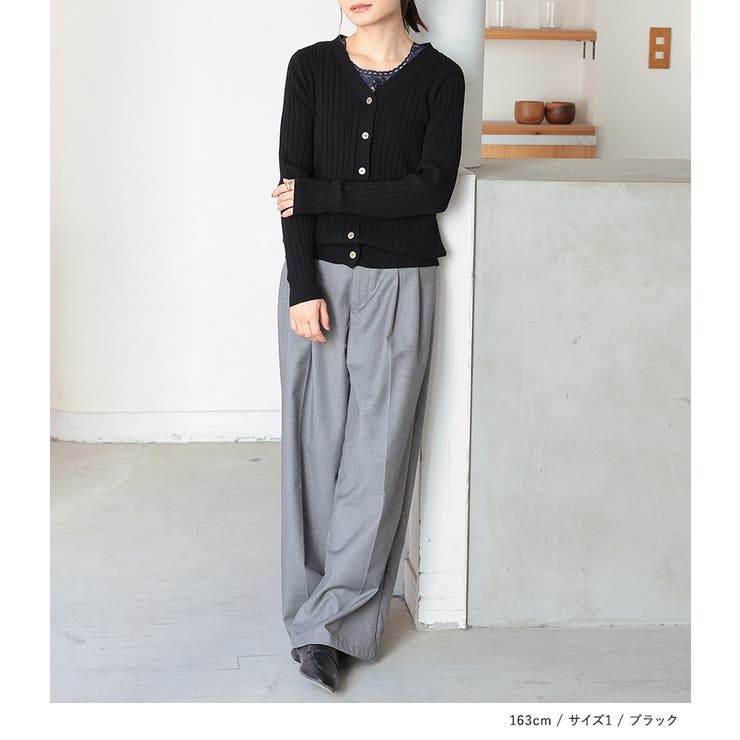 n'OrLABELリブニットカーディガン  | osharewalker | 詳細画像13 